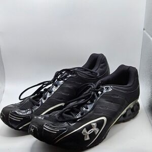 Under Armour Charged Phantom Black Athletic Running Shoes Men's Size 13